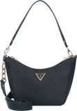 GUESS Eco Gloriana Top Zip Shoulder Bag Black Zwart