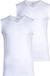 Ragman Onderhemd Set van 2 Wit V-hals Mouwloos Katoen 3XL