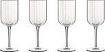 Luigi Bormioli Verres à vin rouge Set de 4 Verre en cristal Style classique