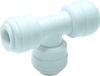 HAJUS AG T - aansluiting voor slang 3/8" blanc Plastique