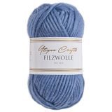 Utopia Crafts Viltwol 100% virgin wol 50g (Denim Blue)