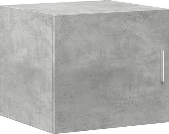 vidaXL Wandkast 45x42,5x40 cm bewerkt hout betongrijs