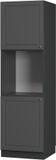 Vicco Fame-Line Ovenombouwkast – 60 cm open Anthrazit-Gold Landhaus