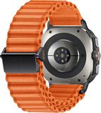 By Qubix - Trail band - Oranje - Samsung Galaxy Watch Ultra / Ultra 2 - 47mm
