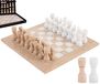 Verona Marbre jeu d'échecs Verona & Blanc, 34 pièces, 12 pouces