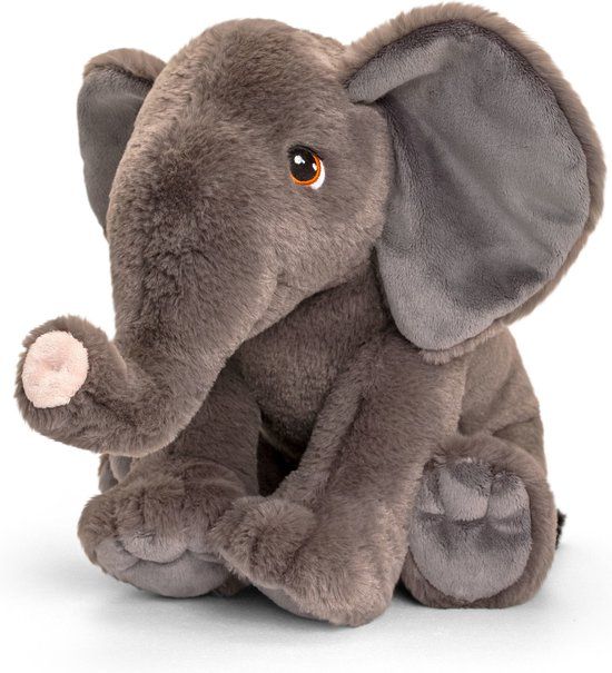 4KidsOnly Keel Toys Olifant - 35 cm - Grijs
