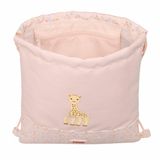 Sophie la Girafe Rugzak met Koordjes Sophie la Girafe 26 x 34 x 1 cm Roze