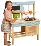 Classic World Houten Buitenkeuken Speelkeuken met Accessoires 7-delig
