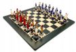 Luxgifts Jeu d'échecs Pirates Figurines Résine avec Échiquier Bois 40cm