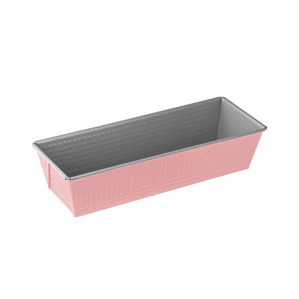 Zenker 9152 Bakvorm - Rechthoekig - Zilver/Roze - 30.5 x 11.5 cm - 180°C