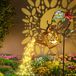 Lampe d'arrosage solaire avec guirlande lumineuse LED, étanche, adaptée pour jardin et terrasse