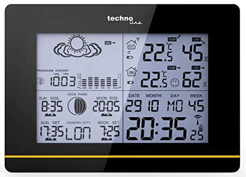 technoline WS 6750 Digitaal Weerstation met Radio Controlled Klok timing signaal uit Frankfurt Duitsland (Duits model)