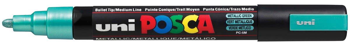 Posca uni-ball Paint Marker op waterbasis PC-5M groen metaal