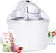 Machine à glace, 15 litres, blanc, recettes incluses