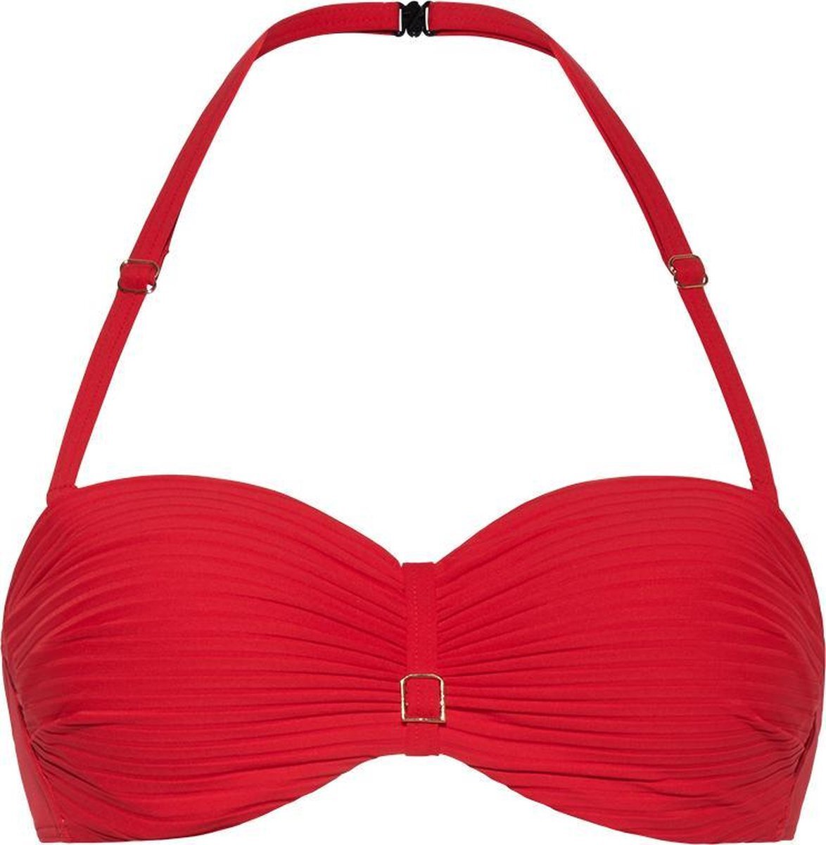 Cyell Dames Bandeau Bikinitop Voorgevormd met Beugel Rood - Maat 36C