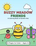 Buzzy Meadow Friends: A Coloring Book for Garden Pals