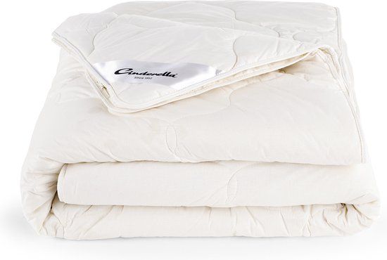 Cinderella Lana Wollen Dekbed Enkel - 260x220 cm - Crème