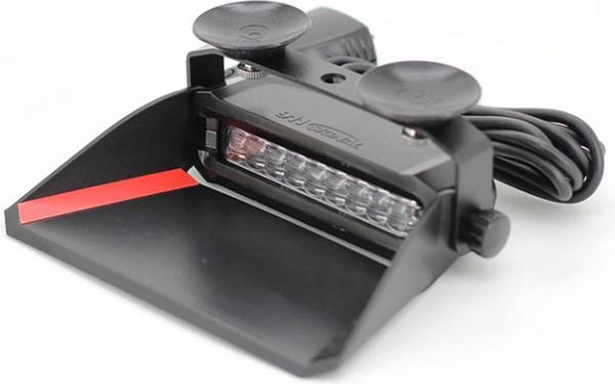ABC-LED Dashboard flitser - ORANJE - R10 R65 - 9 LED - gecertificeerd