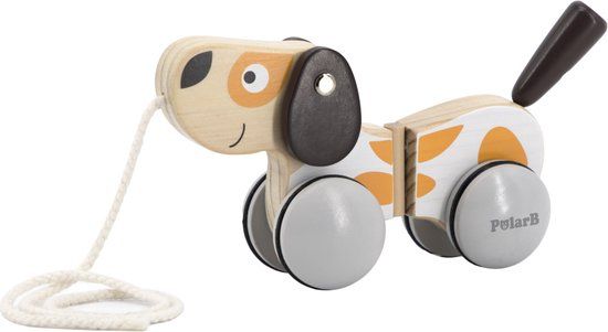 PolarB Puppy Luxe Houten Trekfiguur 44043