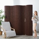 Homestyle4u Kamerscherm - 250x200 cm - Bruin - Bamboe