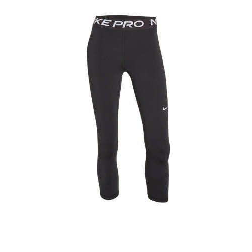 Nike Pro 365 Crop Tight Dames - Zwart/Wit