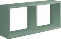 Homemania Morgana Wandrek voor woonkamer, slaapkamer, kantoor, MDF, groen, 70 x 30 x 15,5 cm