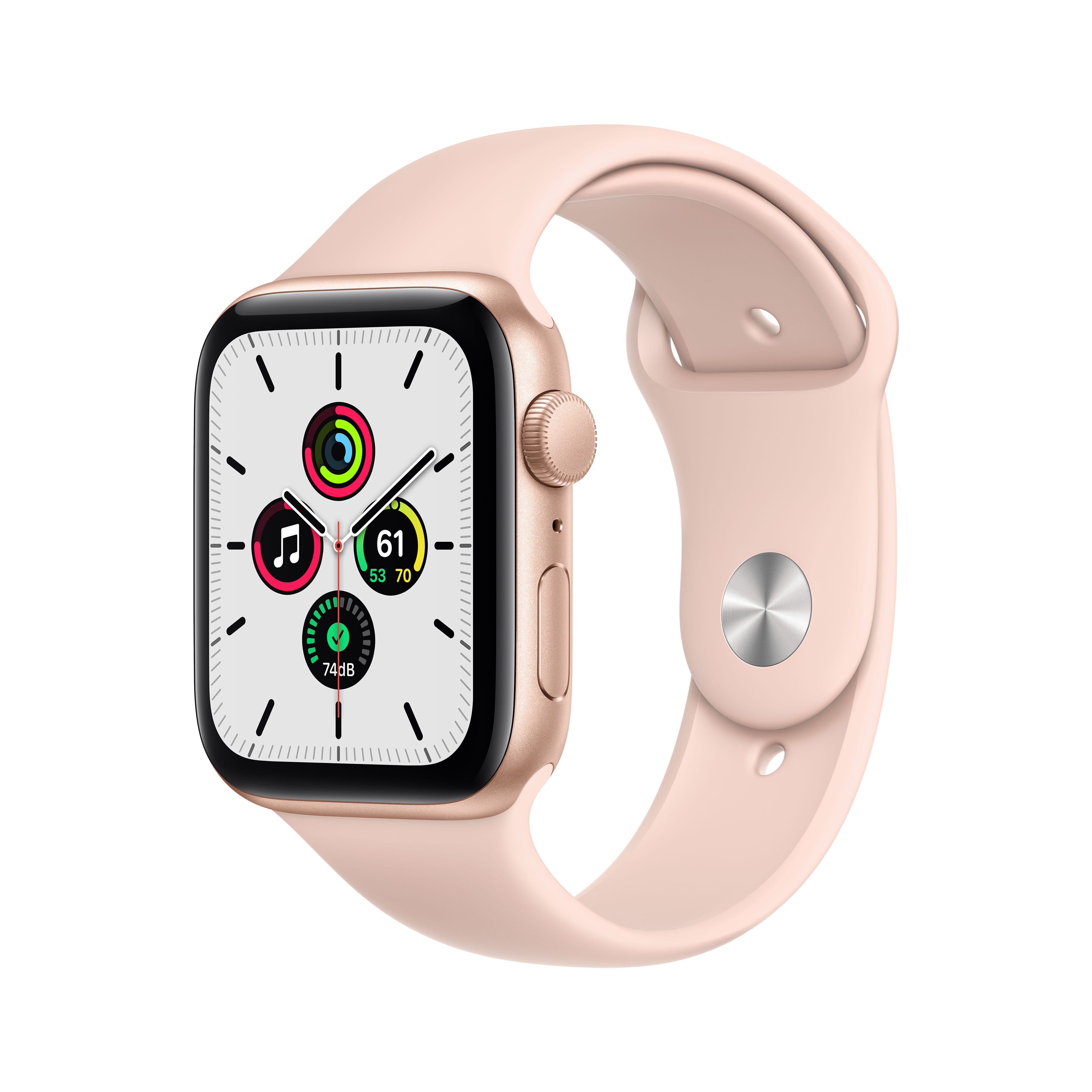 Apple Watch SE roze, goud / 44 mm