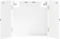 vidaXL Dartbord Kabinet EDE Hoogglans Wit 52,5 x 10,5 x 53,5 cm
