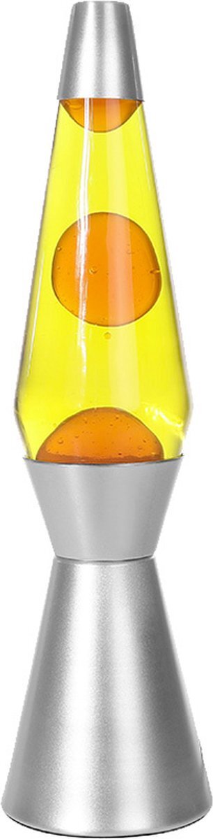 I-Total - Lava Lamp Raket - geel met oranje lava