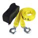 JCHL Nylon Sleepriem met Haken 2"x20' Auto Voertuig Heavy Duty Recovery Touw 20 Lbs Capaciteit Sleeptouw voor Auto Truck Jeep ATV SUV