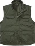 Brandit Safari Mouwloos Jacket Olijfgroen XL