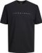 JACK & JONES JUNIOR JJESTAR JJ TEE SS NOOS JNR Jongens T-Shirt - Zwart - Maat 176