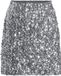 VILA VIFAITH HW SHORT SEQUIN SKIRT/VOL/LR/1 Rok Dames Grijs