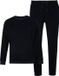 JP 1880 - Heren - Pyjama Buik-Fit thermo-materiaal shirt met lange mouwen - Navy blauw - Maat XXL