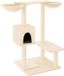 vidaXL Kattenmeubel met krabpalen 82 cm crèmekleurig