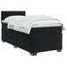 vidaXL Boxspringbed met matras, zwart, 90 x 200 cm, fluweel