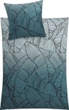 Kleine Wolke Dekbedovertrek en kussensloop Vero Petrol Blauw 135x200cm