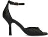 Sacha - Dames - Zwarte sandalen met hak - Maat 37