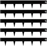 Talen Tools Borderrand Kantopsluiting Zwart Staal 100 x 7,5 cm 5 stuks