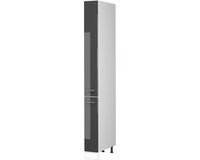 Vicco Apotheekkast Fame-Line, Antraciet Hoogglans/Wit, 20 cm