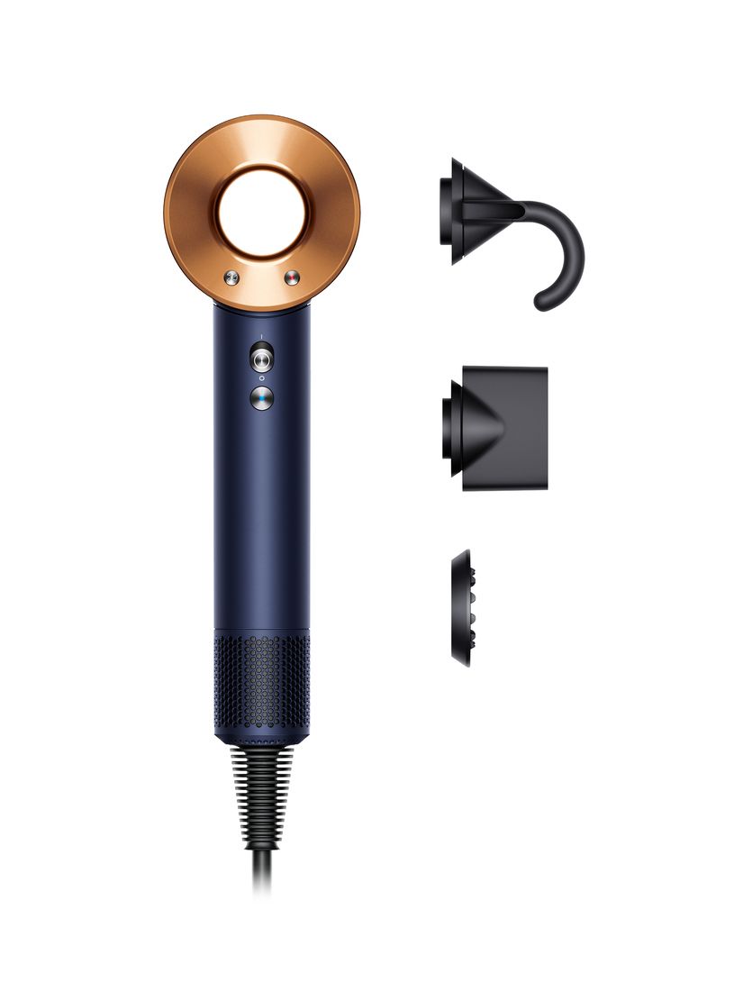 Dyson Supersonic™ Straight+Wavy - Föhn - Pruisisch Blauw/Koper