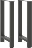 vidaXL Bartafelpoten 2 st 40x(90-91) cm staal antraciet