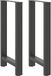 vidaXL Bartafelpoten 2 st 40x(90-91) cm staal antraciet