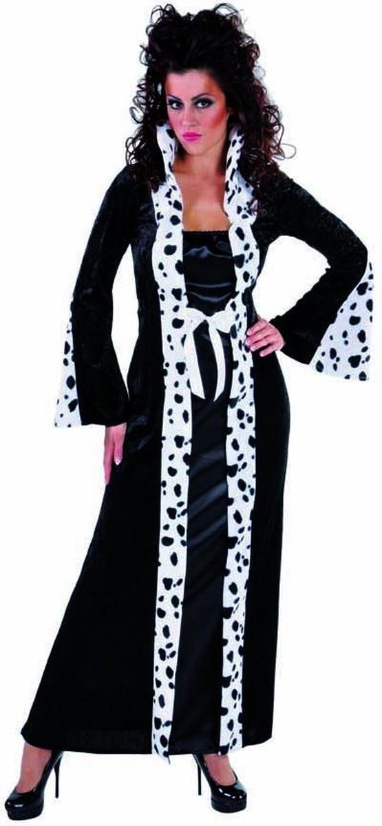 Magic by freddy Dalmatier jurk dames - Cruella de vil - Carnaval kleding Maat 40/42