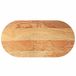 VidaXL Tafelblad 120x60x2 cm ovaal massief eikenhout lichtbruin
