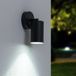 HOFTRONIC Lago Wandspot Zwart IP44 Dimbaar 6000K