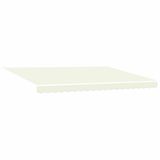 vidaXL Handmatige zonnetent met zonne-energie ledverlichting 4 x 3,5 m Crème