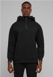 Urban Classics Zipped High Neck Hoodie/trui Zwart S