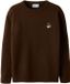 Name it Gebreide trui regular fit Chocolate Plum