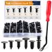 GOOACC 146 STKS Nylon Bumper Shield Retainer & Dubbele End Xmas Tree Retainers Clips Universele Auto Body Shield Retainer Bevestigingsclip Assortiment- Bonus Bevestigingsmiddel Remover